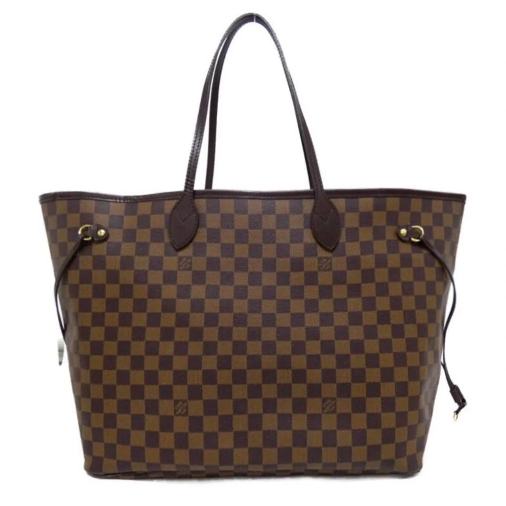 LOUIS VUITTON Damier Ebene Neverfull GM WITH: LV Dust Bag Pochette Organizer